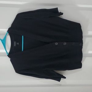Black Cropped Torrid Cardigan, 2X